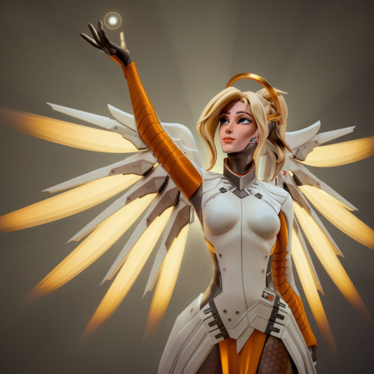 2955 Mercy - Overwatch - STL 3D Print Files