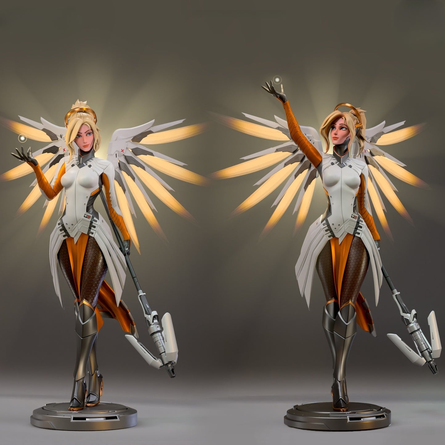 2955 Mercy - Overwatch - STL 3D Print Files