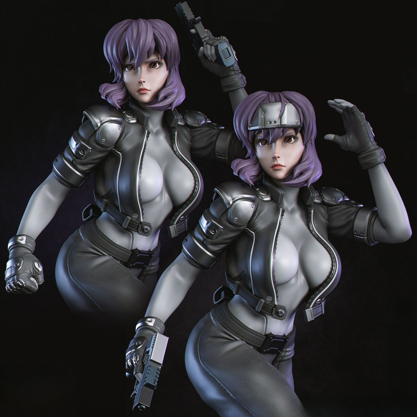 2867 Motoko Kusanagi - Ghost in the Shell - STL 3D Print Files