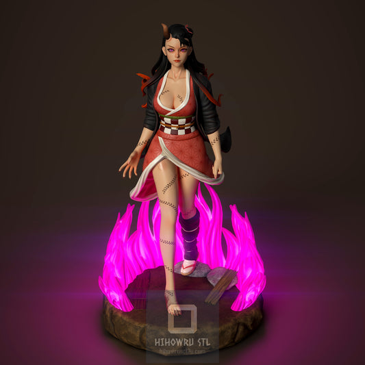 4546 Nezuko Kamado NSFW - Kimetsu no Yaiba - STL 3D Print Files