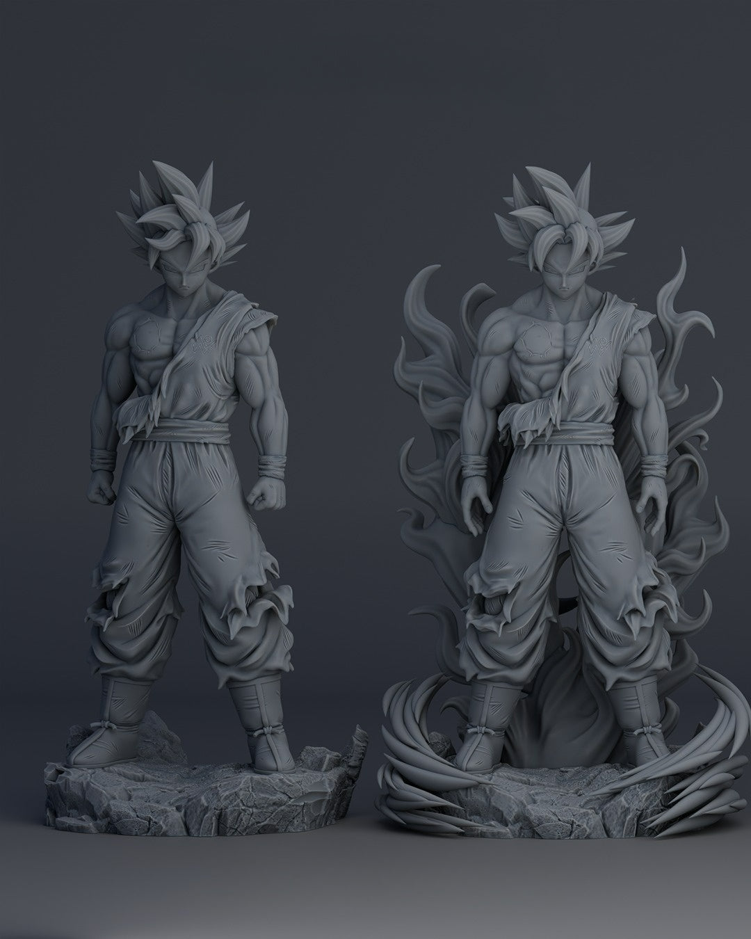3595 Goku Ultra Instinct - Dragon Ball - STL 3D Print Files