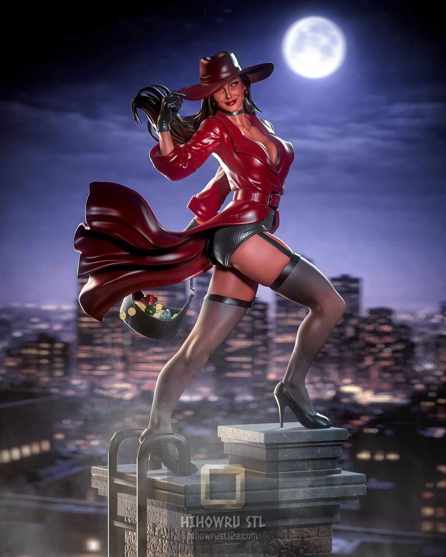 5193 Carmen Sandiego NSFW - STL 3D Print Files