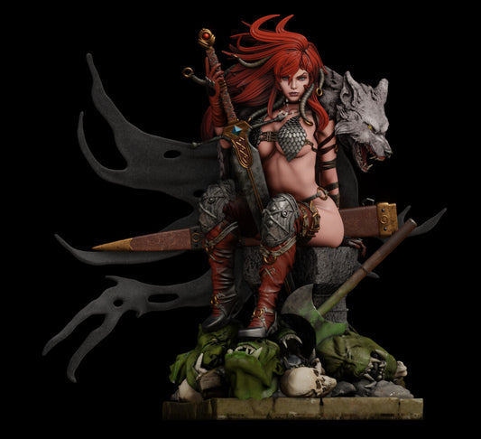 2182 Red Sonja NSFW - Marvel Comics - STL 3D Print Files