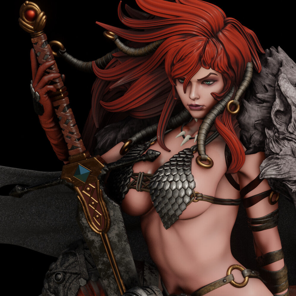 2182 Red Sonja NSFW - Marvel Comics - STL 3D Print Files
