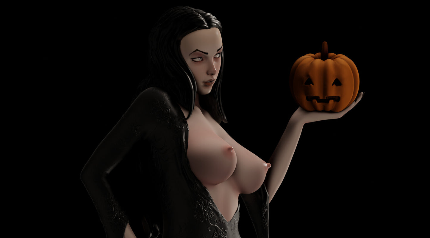 2184 Morticia Addams NSFW - Addams Family - STL 3D Print Files