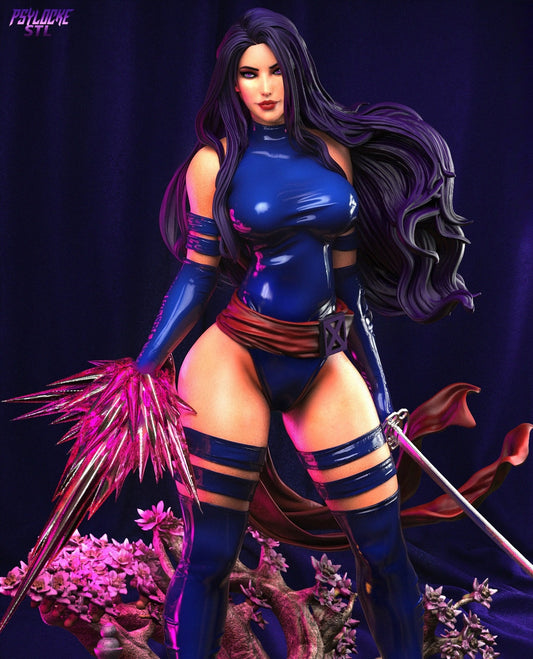 3503 Psylocke - X-men - STL 3D Print Files