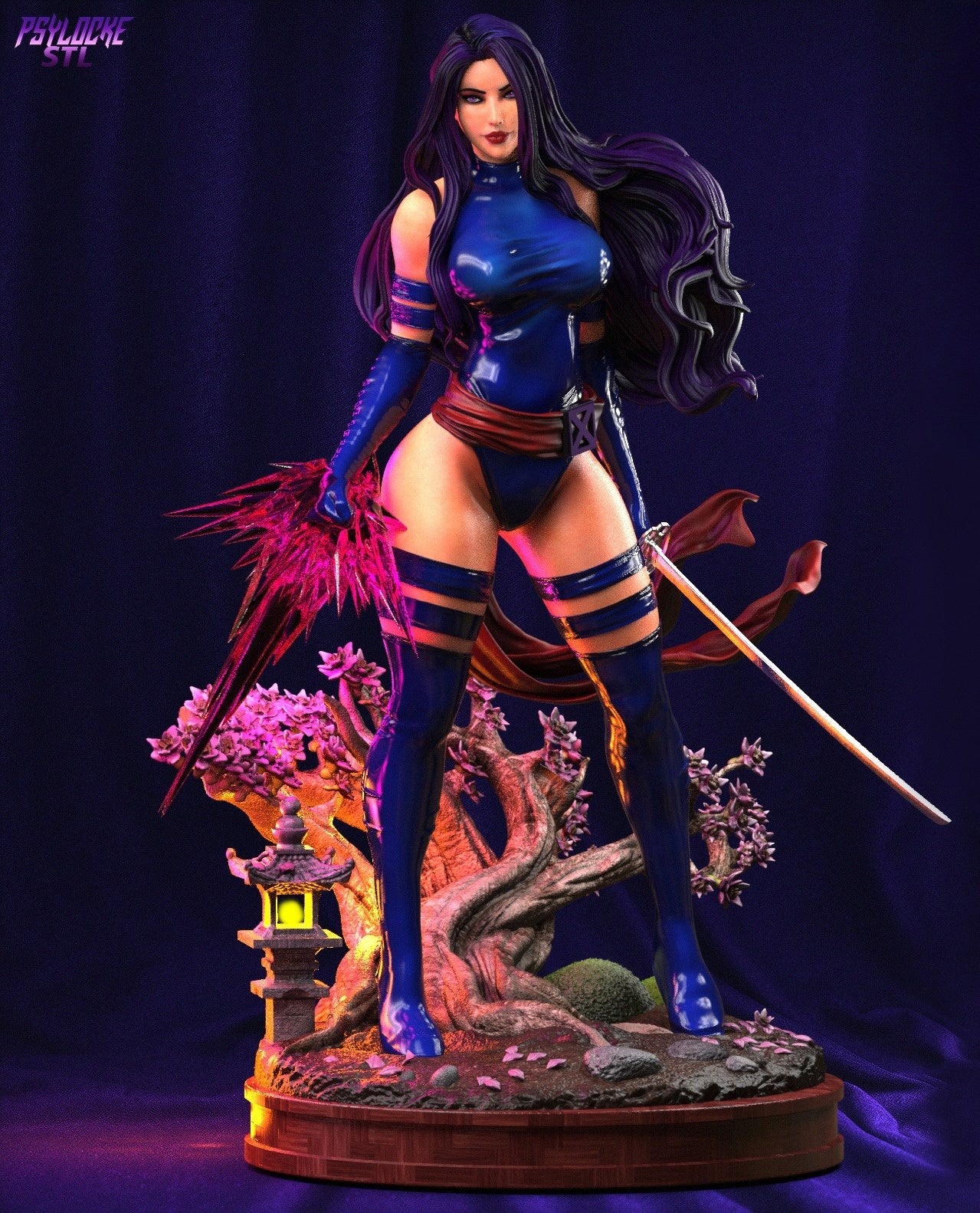 3503 Psylocke - X-men - STL 3D Print Files