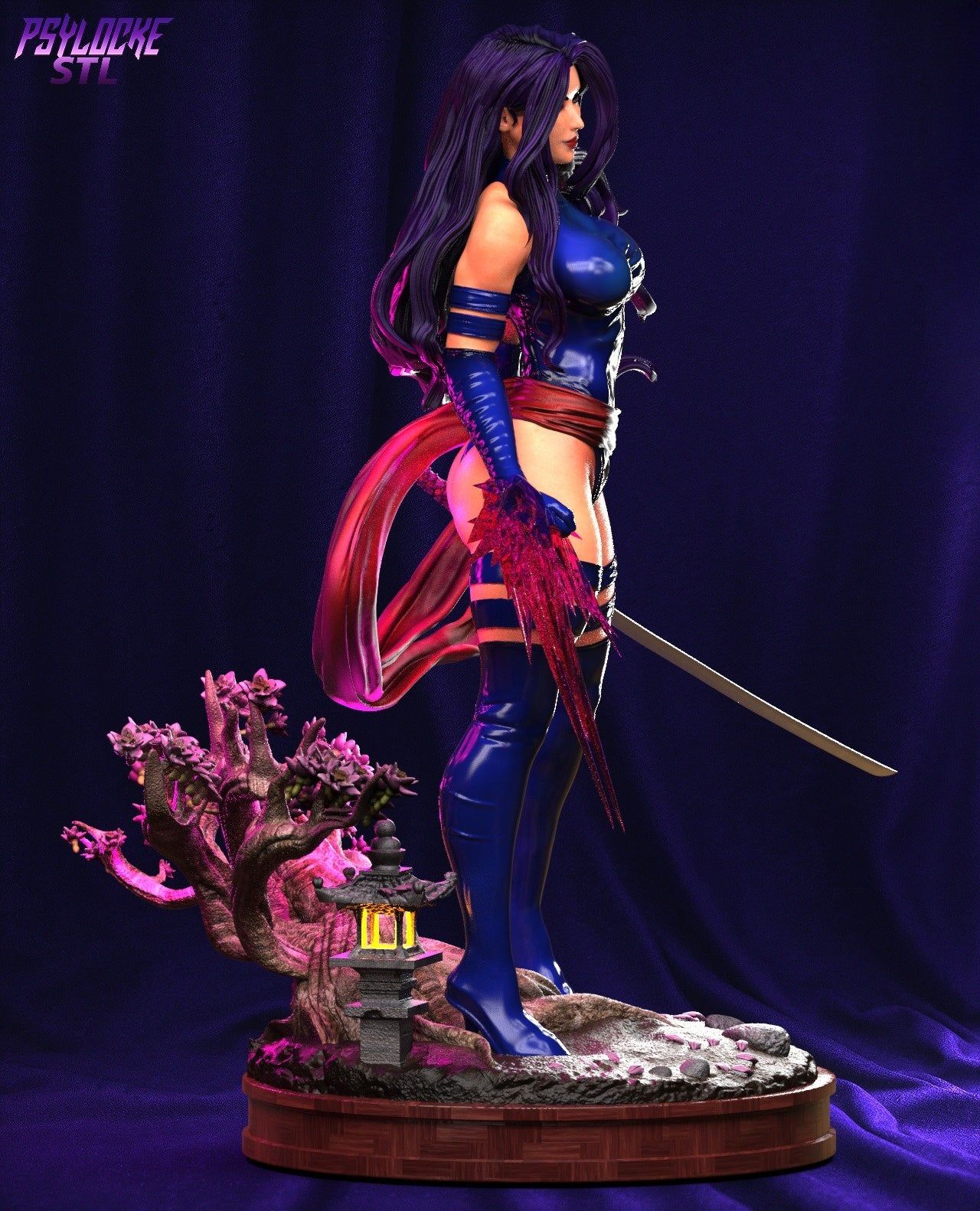 3503 Psylocke - X-men - STL 3D Print Files