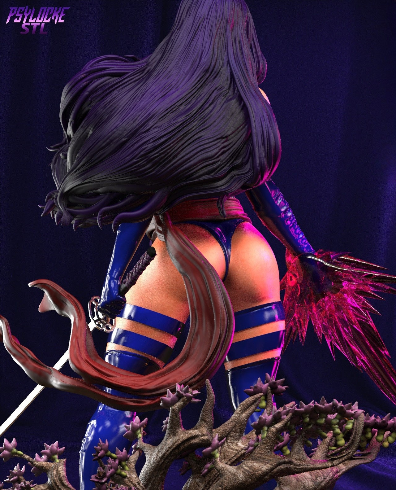 3503 Psylocke - X-men - STL 3D Print Files