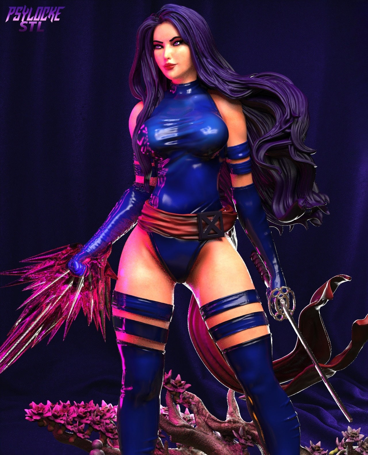 3503 Psylocke - X-men - STL 3D Print Files