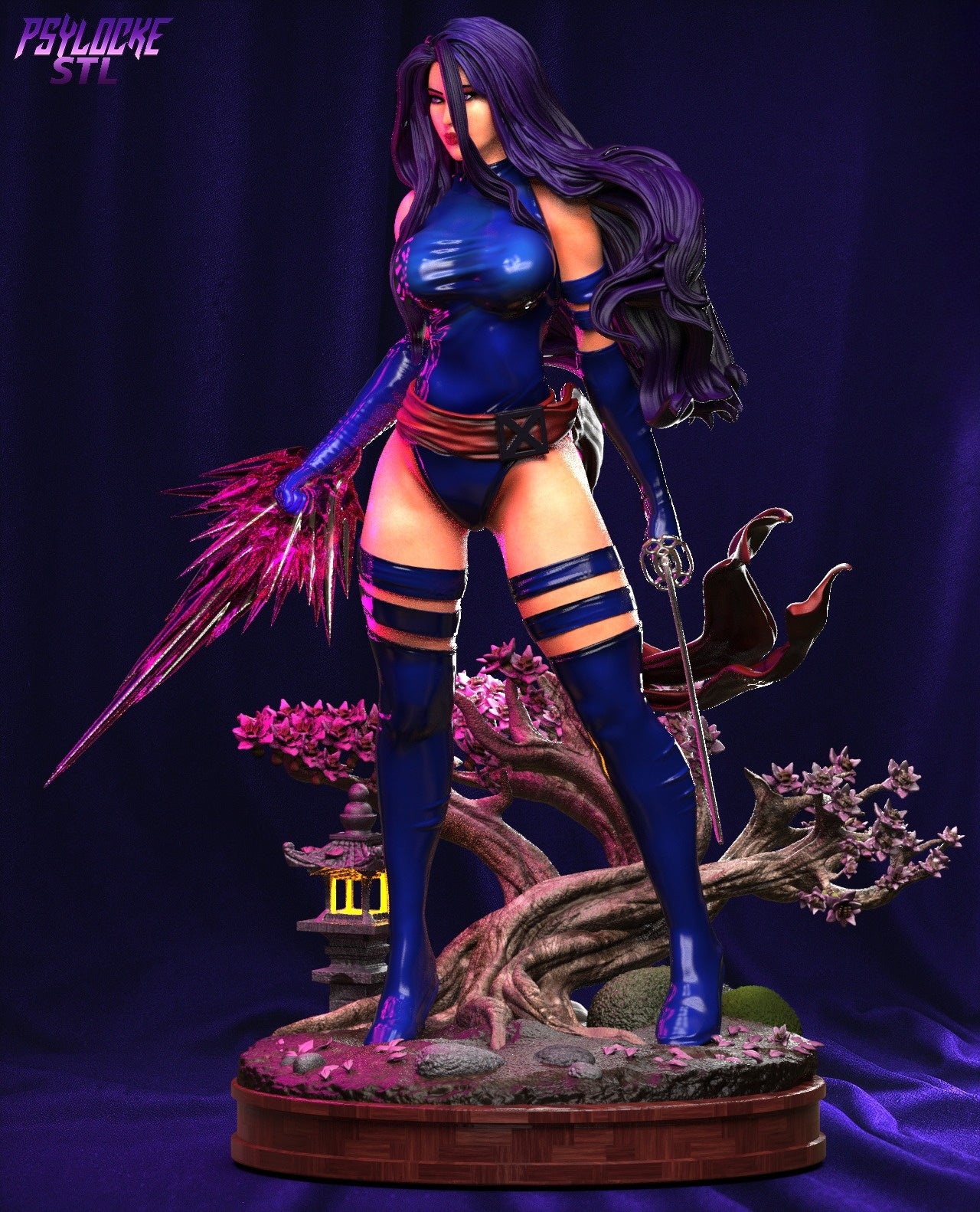 3503 Psylocke - X-men - STL 3D Print Files