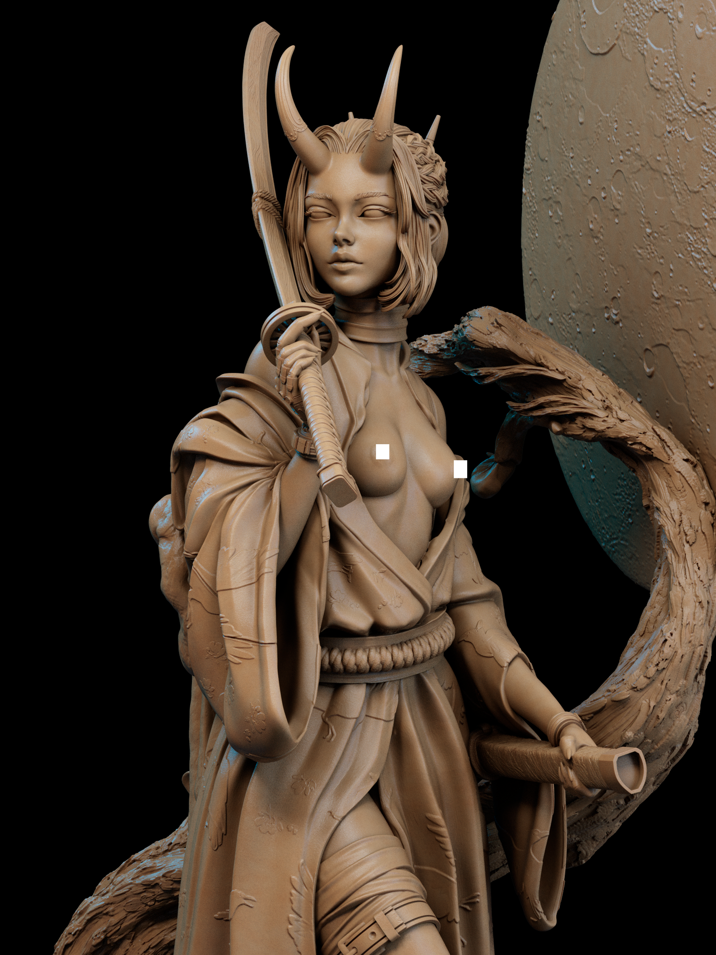 3385 Female Oni NSFW - STL 3D Print Files