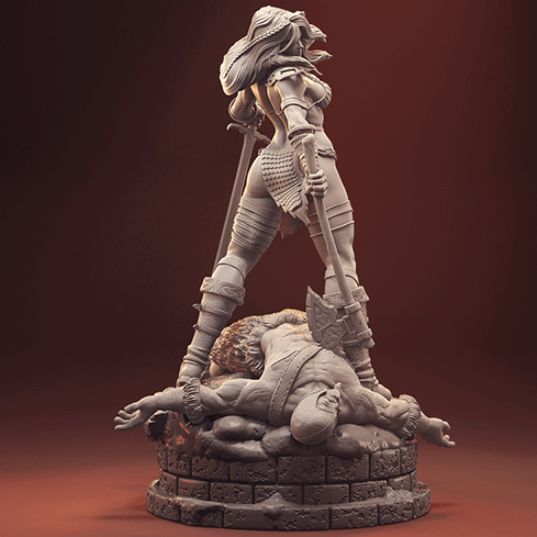 3015 Red Sonja - Marvel Comics - STL 3D Print Files