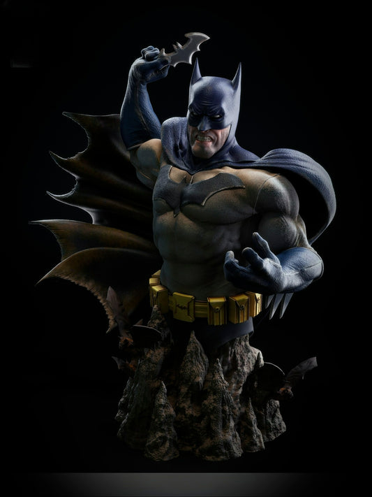 3691 Batman Bust - DC Comics - STL 3D Print Files