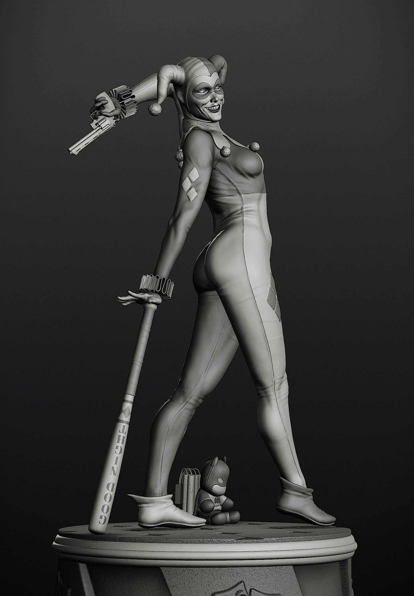 3549 Harley Quinn Classic - DC Comics - STL 3D Print Files