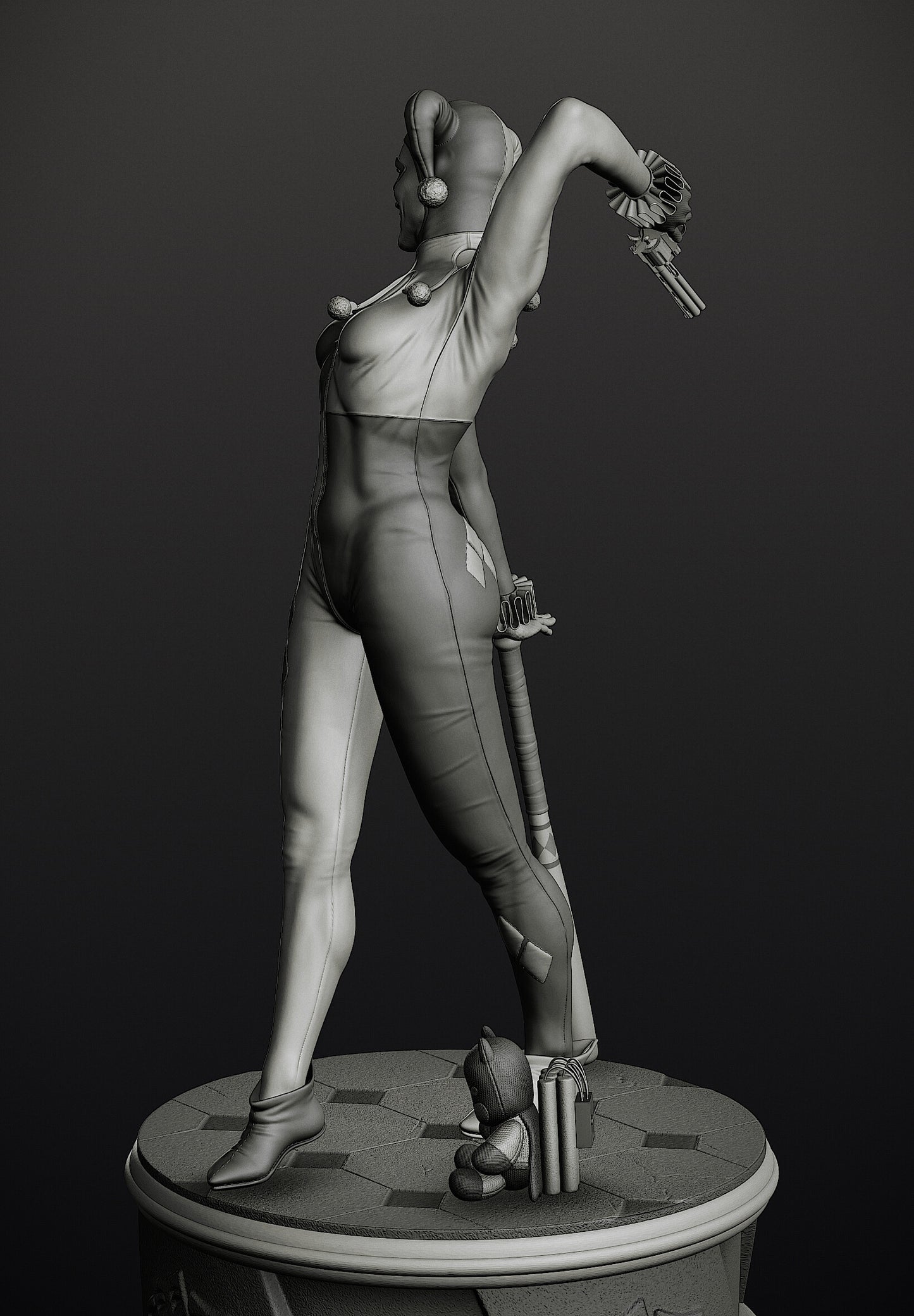 3549 Harley Quinn Classic - DC Comics - STL 3D Print Files