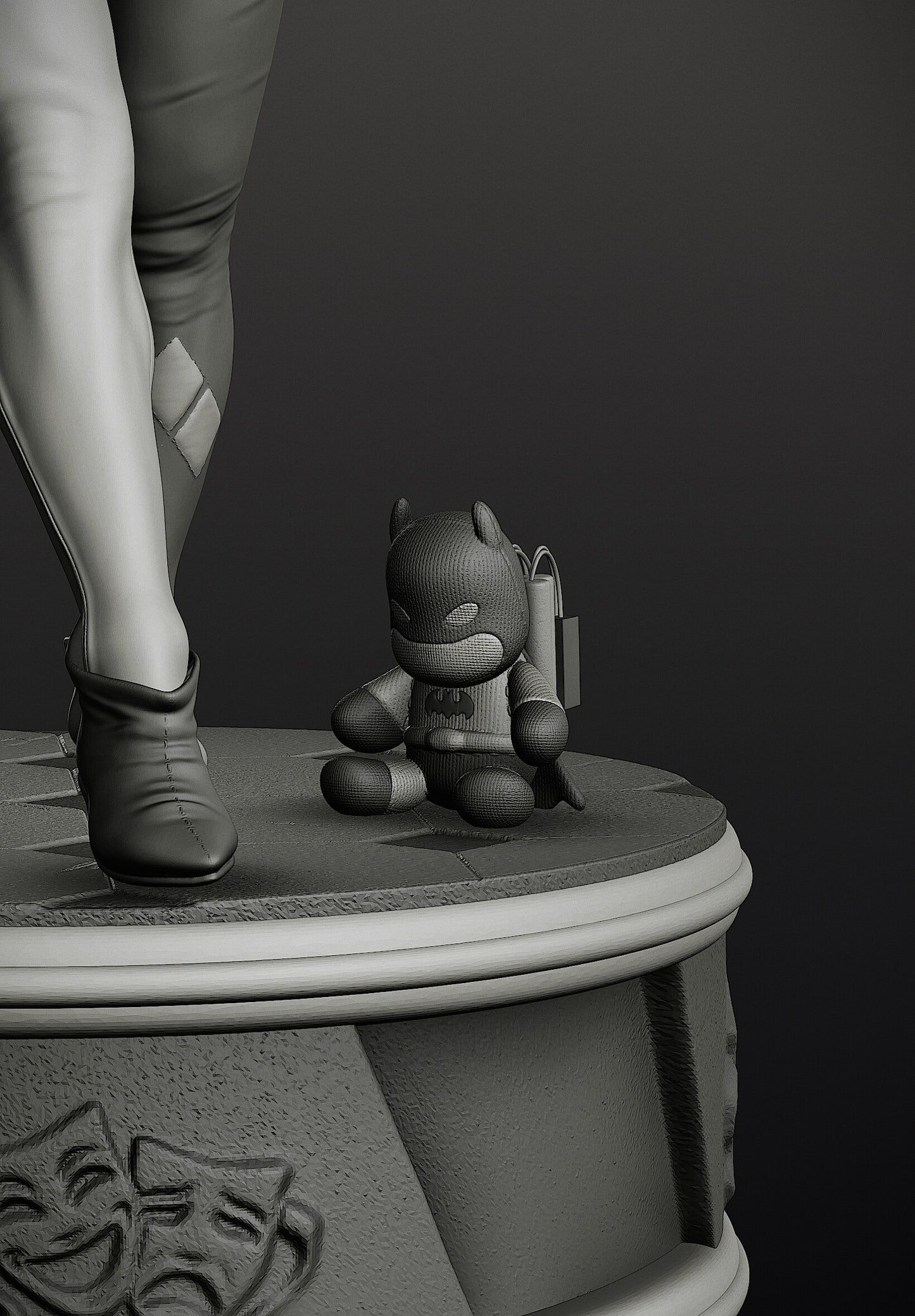 3549 Harley Quinn Classic - DC Comics - STL 3D Print Files
