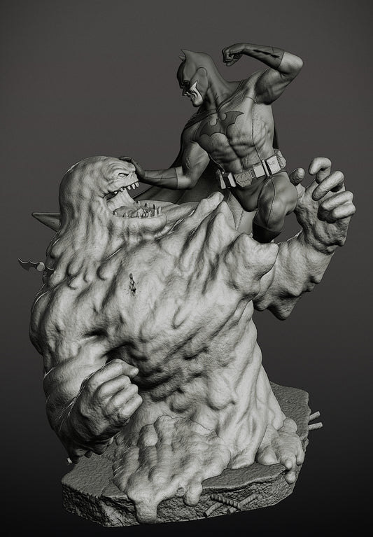 3550 Batman Vs Clayface - DC COMICS - STL 3D Print Files
