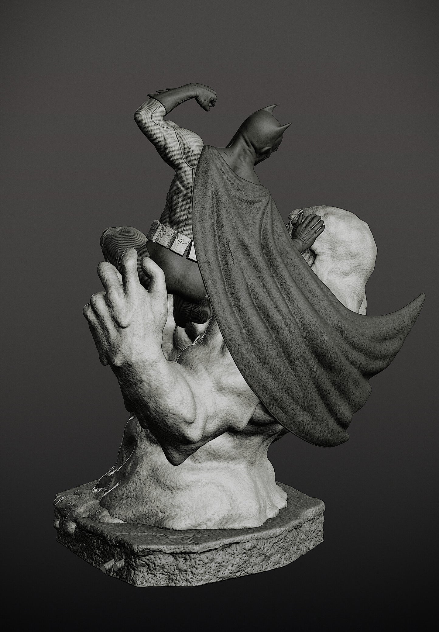 3550 Batman Vs Clayface - DC COMICS - STL 3D Print Files