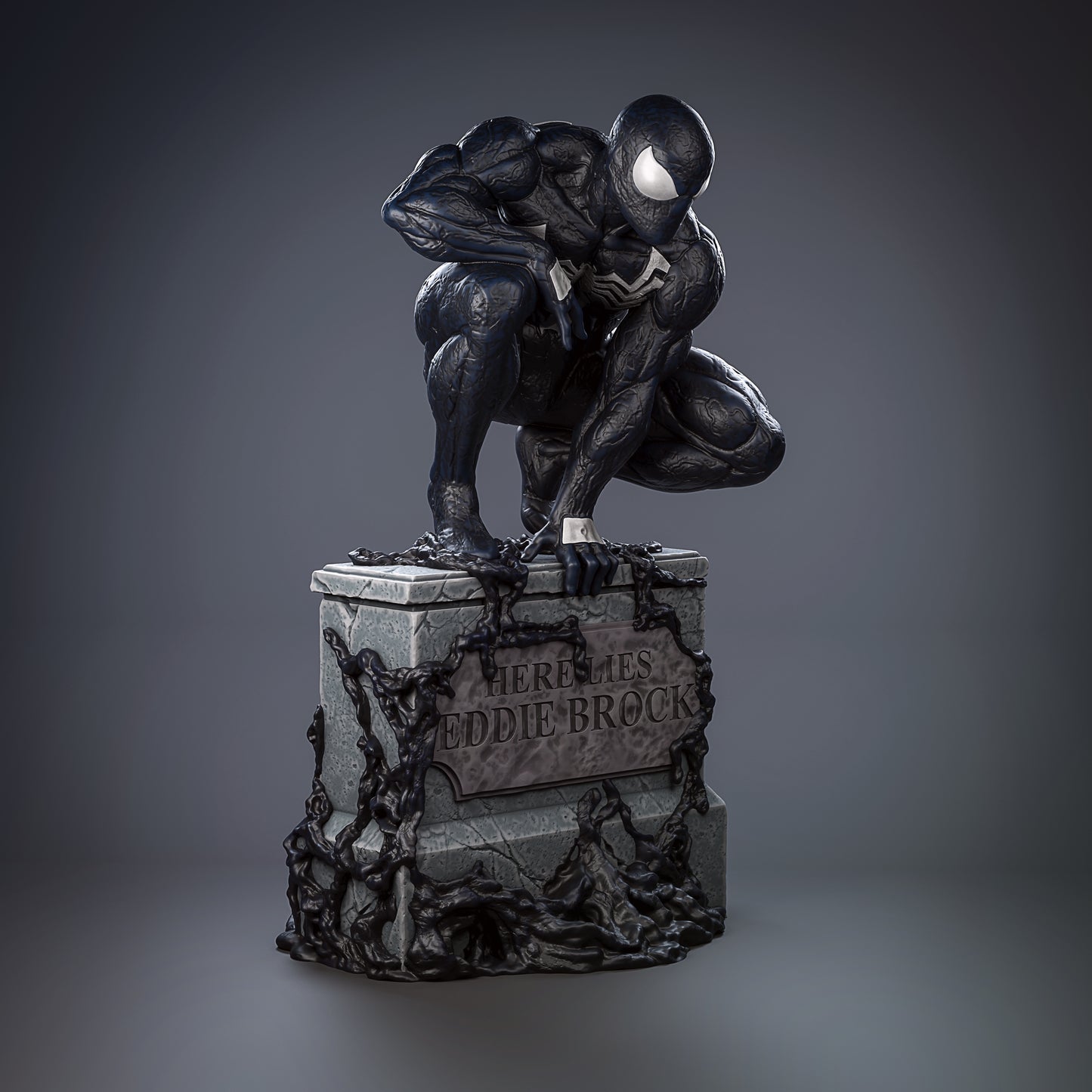 1725 Symbiote Spider-Man - Marvel Comics - STL 3D Print Files