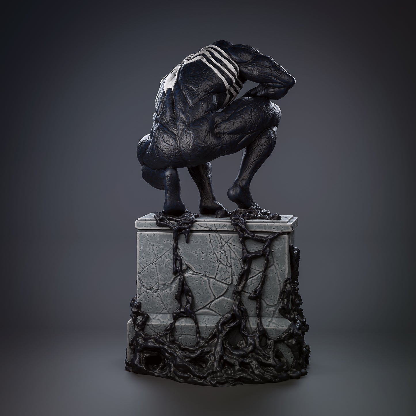 1725 Symbiote Spider-Man - Marvel Comics - STL 3D Print Files