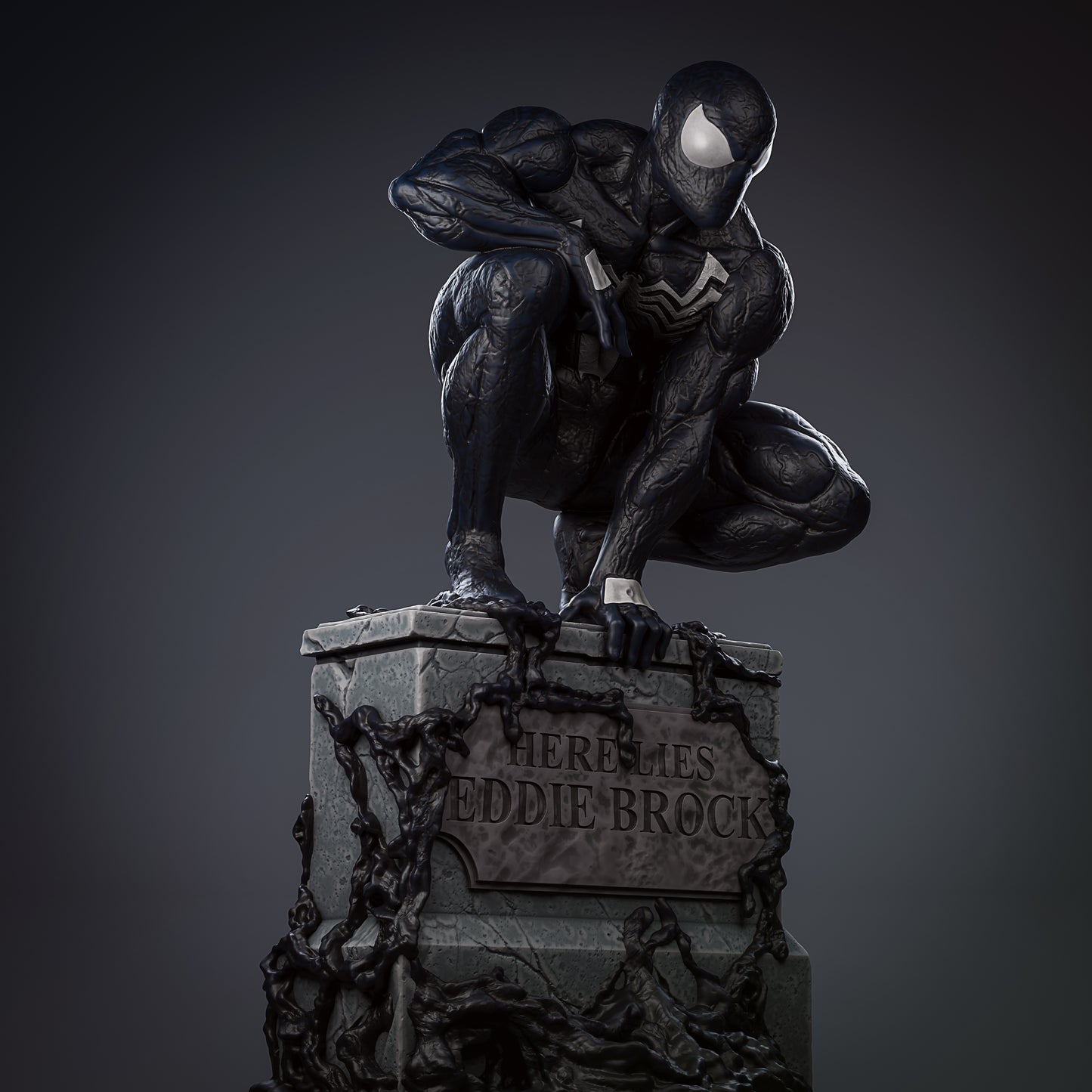 1725 Symbiote Spider-Man - Marvel Comics - STL 3D Print Files