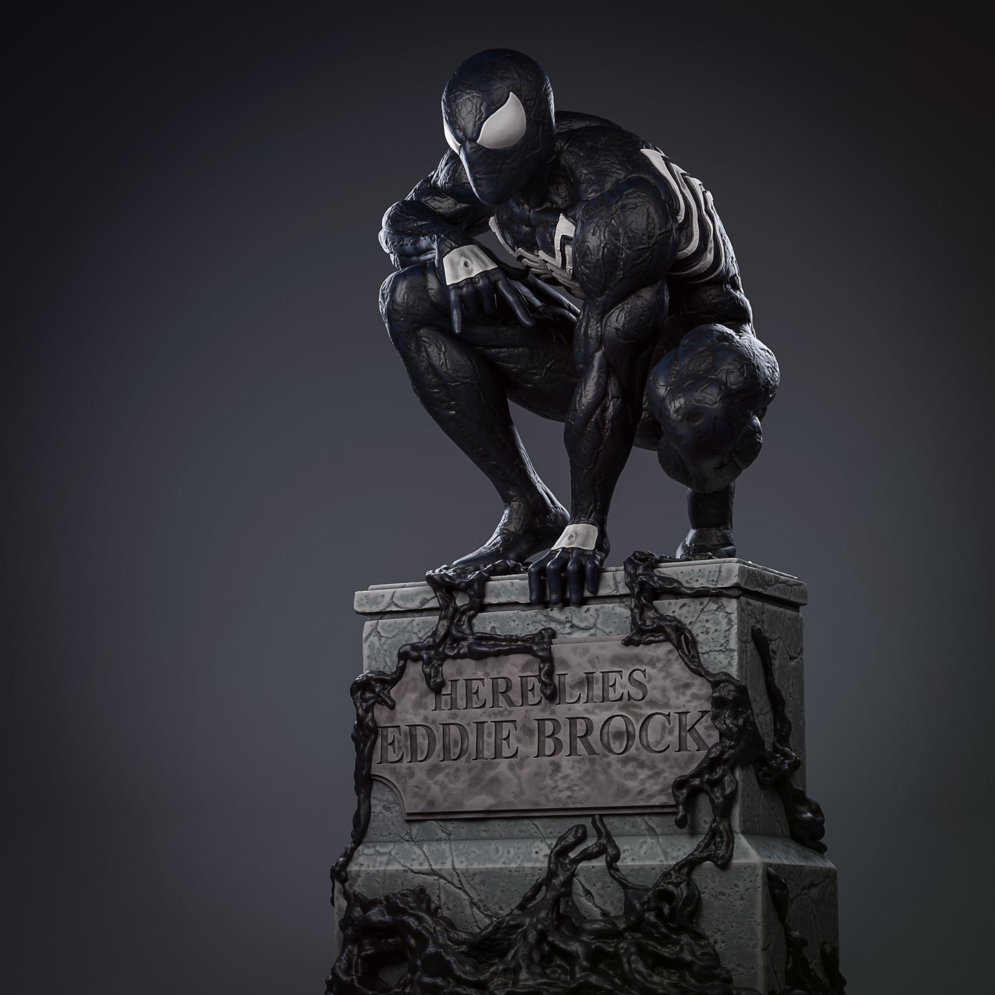 1725 Symbiote Spider-Man - Marvel Comics - STL 3D Print Files