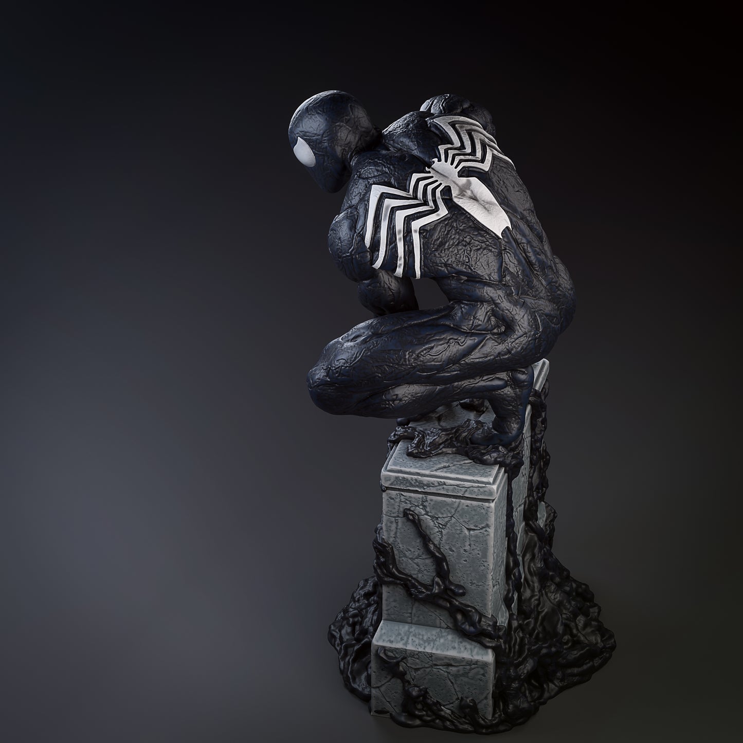 1725 Symbiote Spider-Man - Marvel Comics - STL 3D Print Files