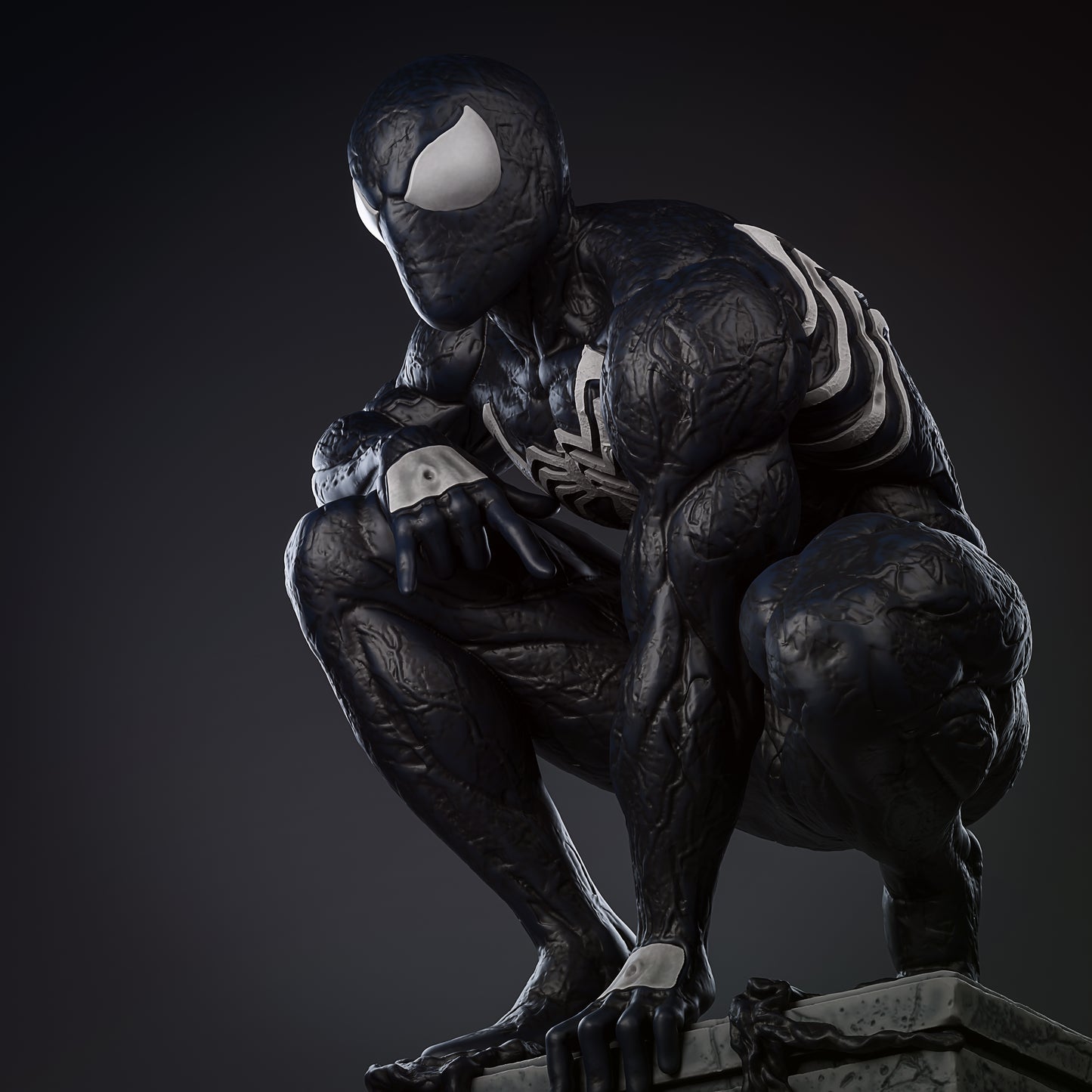 1725 Symbiote Spider-Man - Marvel Comics - STL 3D Print Files