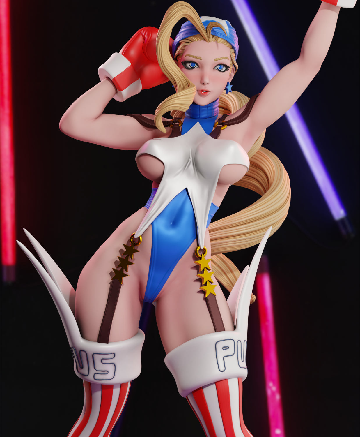 4004 Tiffany Lords NSFW - Street Fighter - STL 3D Print Files