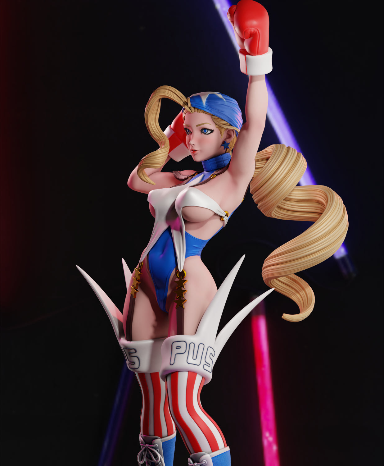 4004 Tiffany Lords NSFW - Street Fighter - STL 3D Print Files