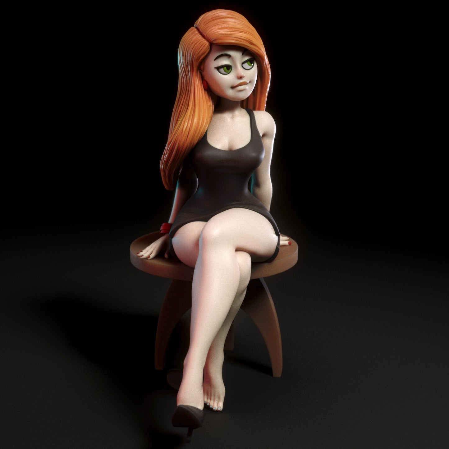 3007 Shego NSFW - Kim Possible - STL 3D Print Files