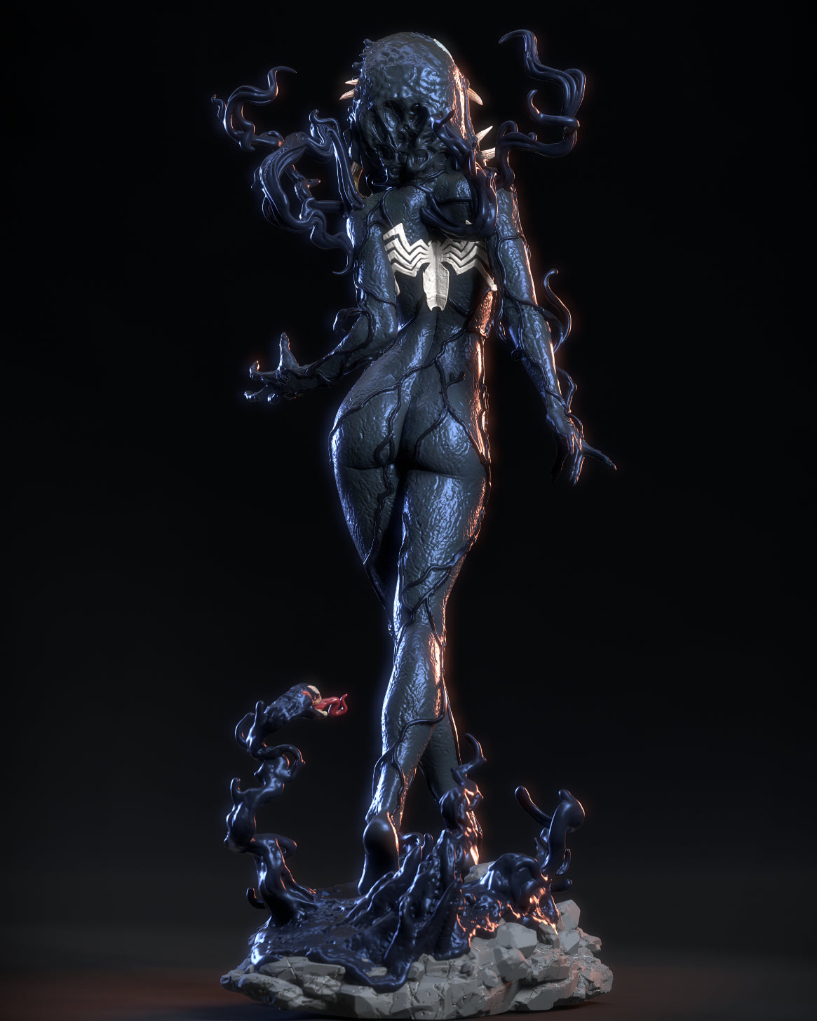 3591 Gwenom - Spiderman - STL 3D Print Files