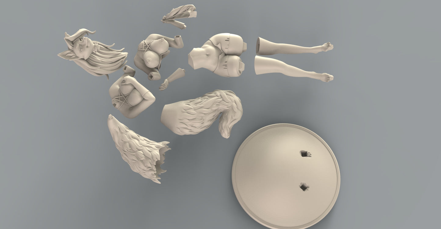 3022 Loona NSFW - Helluva Boss - STL 3D Print Files