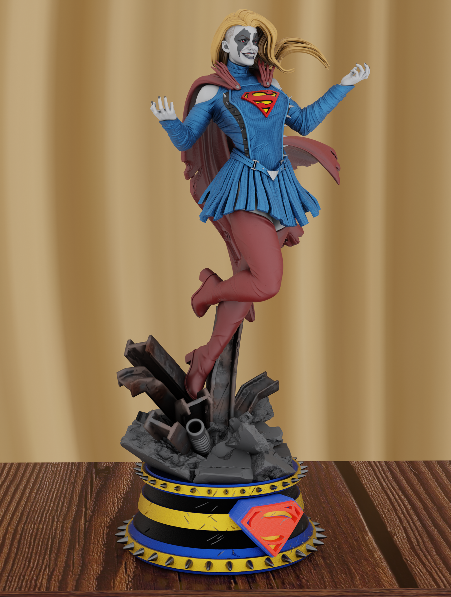 1900 Supergirl Infected NSFW - DC Comics - STL 3D Print Files