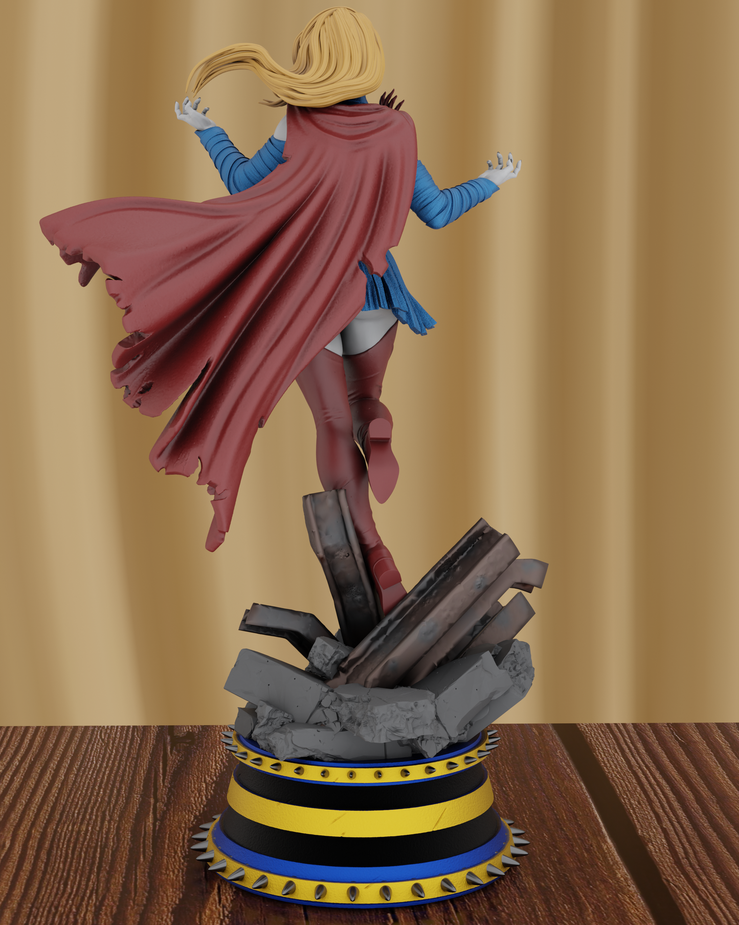 1900 Supergirl Infected NSFW - DC Comics - STL 3D Print Files
