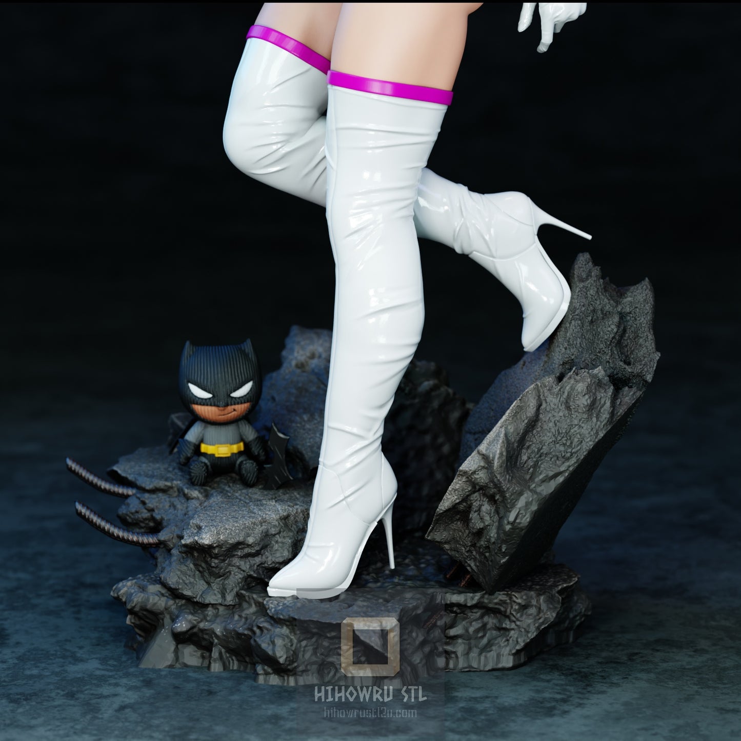 4408 Jaina Hudson NSFW - DC COMICS - STL 3D Print Files