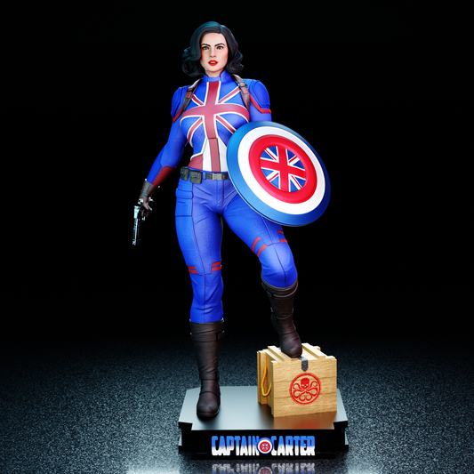 2885 Captain Carter - Marvel Comics - STL 3D Print Files