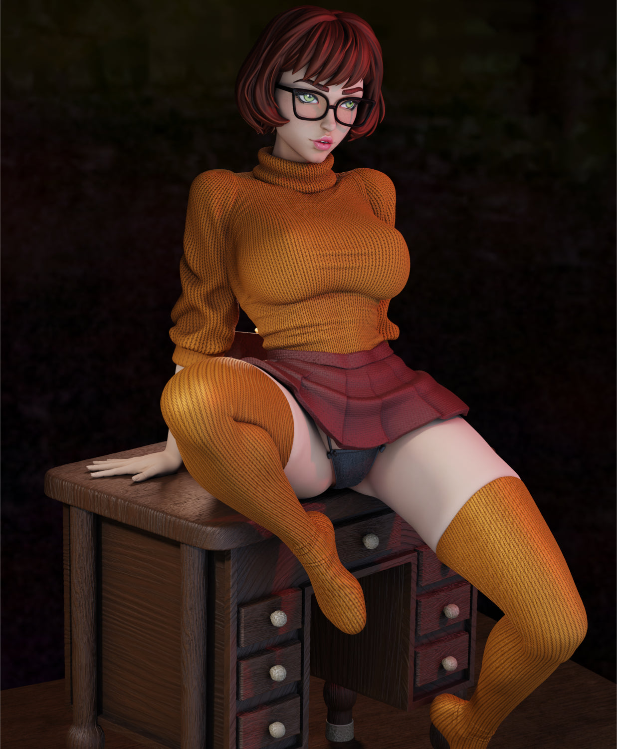 4190 Velma NSFW - Scooby Doo's - STL 3D Print Files