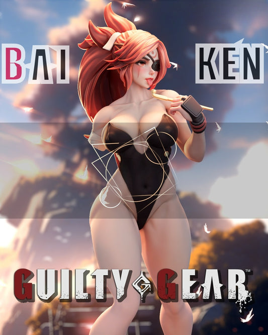 3623 Baiken - Guilty Gear - STL 3D Print Files