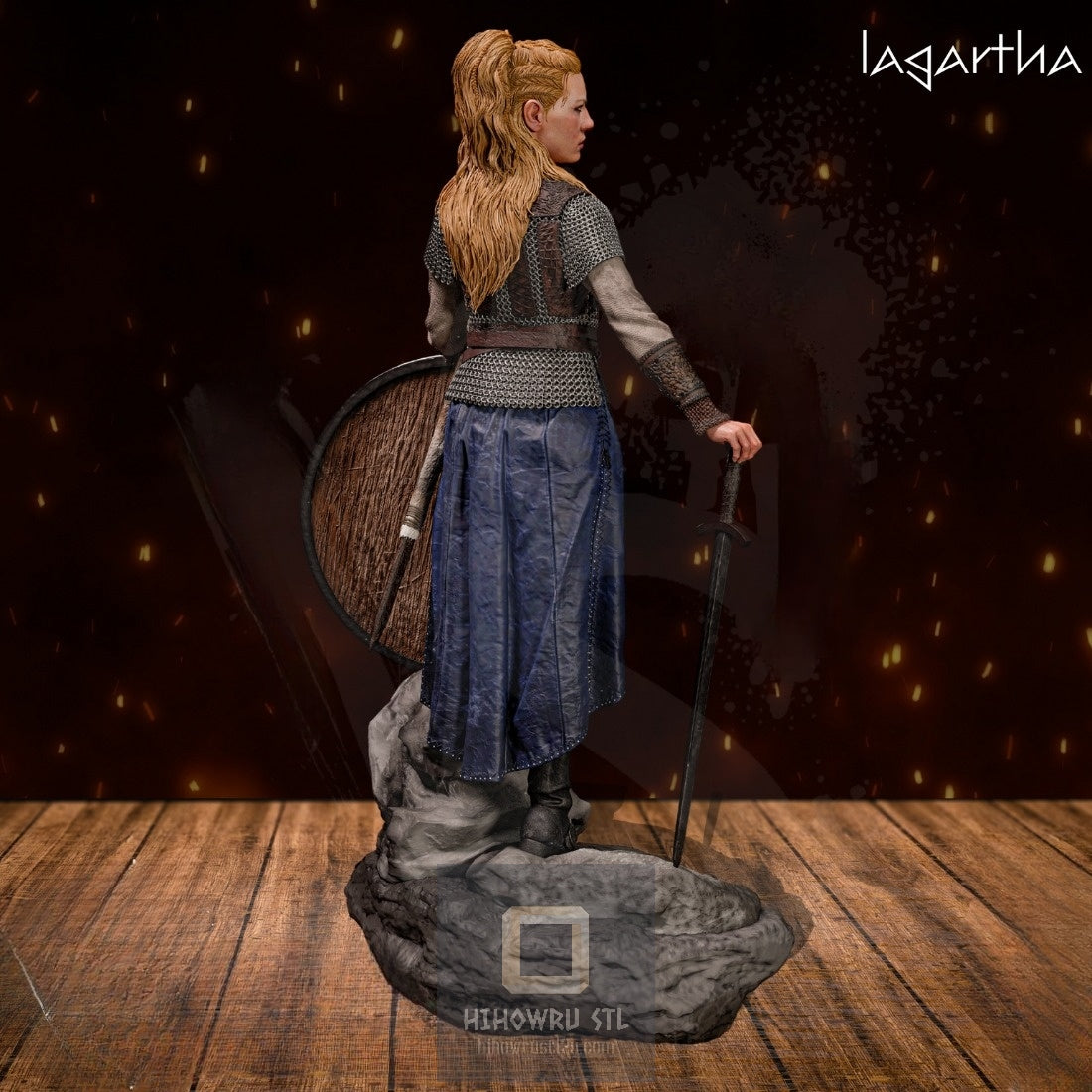 4406 Lagertha - Vikings - STL 3D Print Files