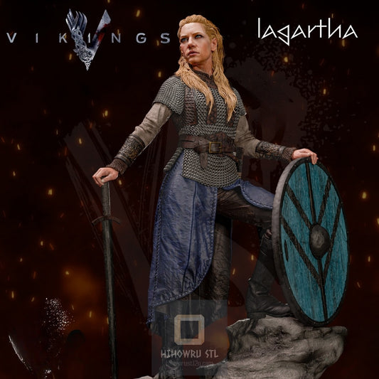 4406 Lagertha - Vikings - STL 3D Print Files