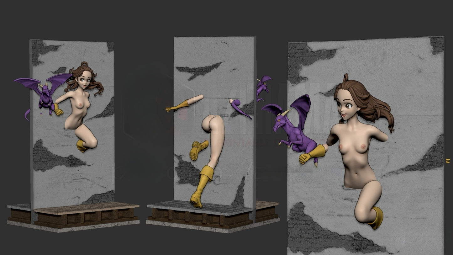 3859 Kitty Pryde NSFW - X-MEN - STL 3D Print Files