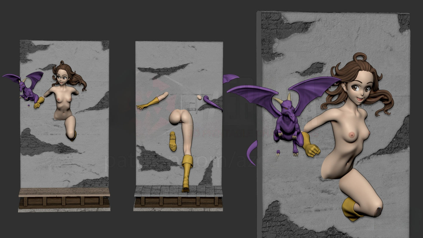 3859 Kitty Pryde NSFW - X-MEN - STL 3D Print Files