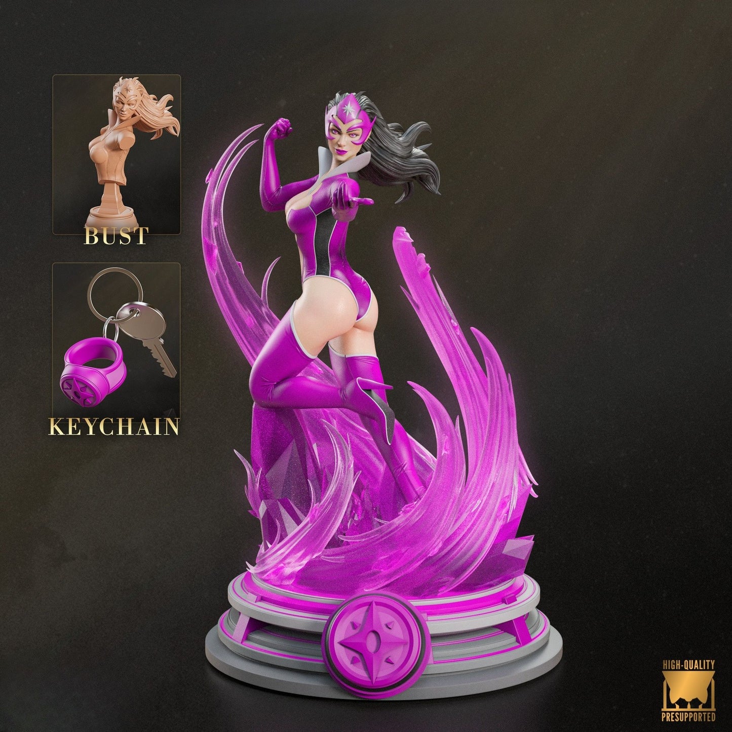 4046 Star Sapphire - DC Comics - STL 3D Print Files