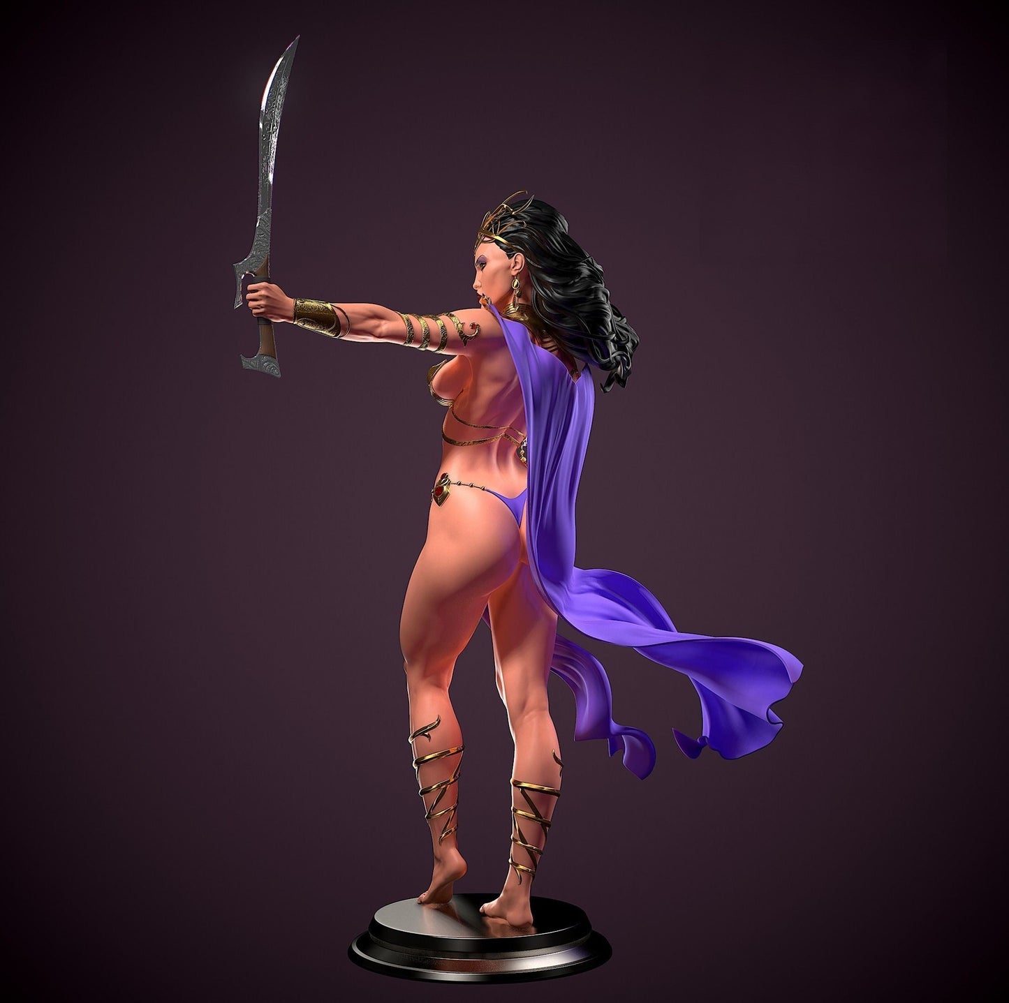 1332 Dejah Thoris NSFW - STL 3D Print Files