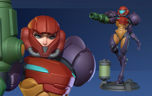 1304 Samus Aran Gravity Suit - Metroid - STL 3D Print Files