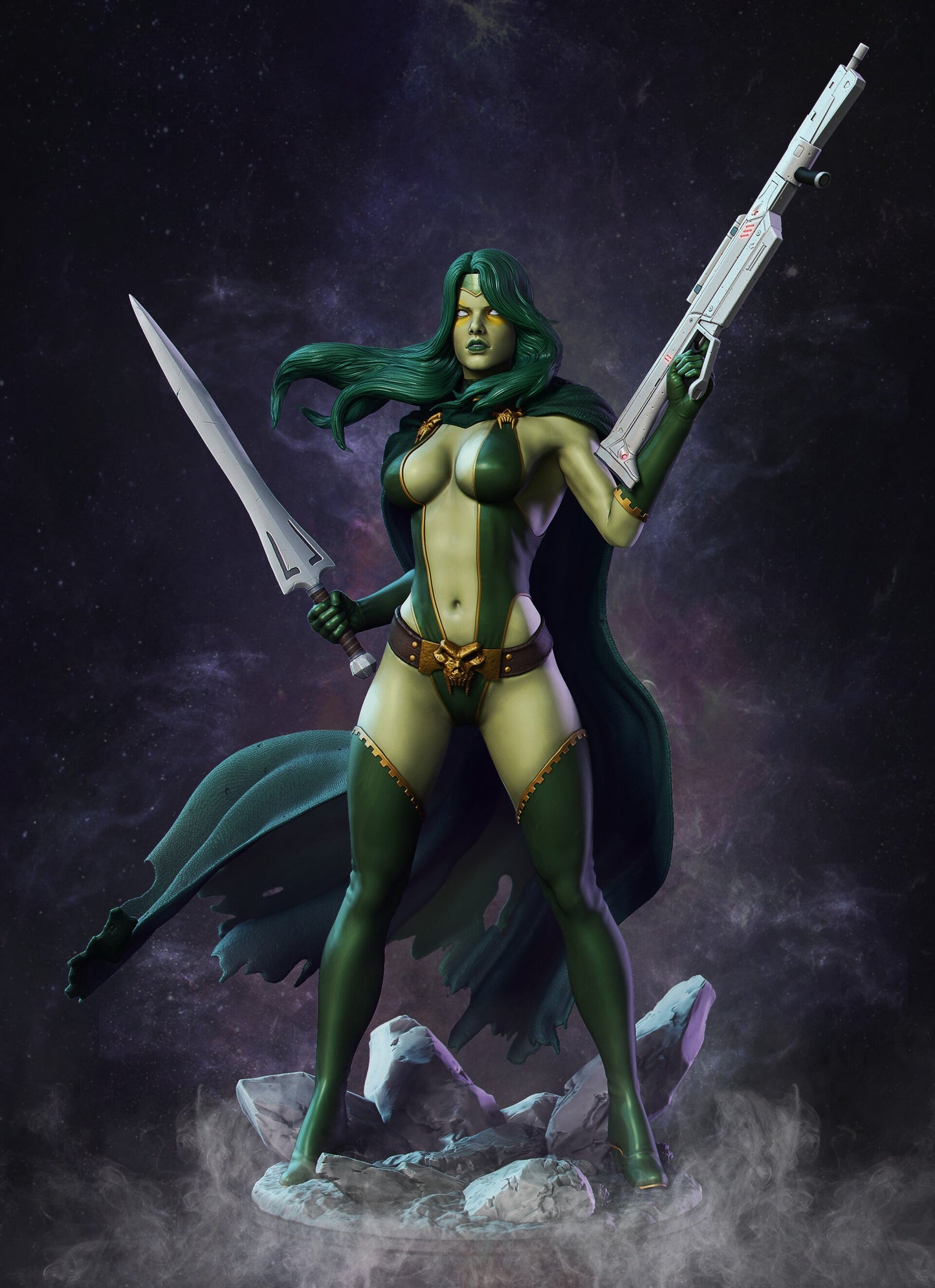 1383 Gamora - Guardians of the Galaxy - STL 3D Print Files
