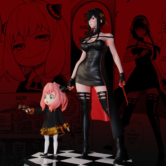 1364 Yor Forger NSFW and Anya Forger - Spy x Family - STL 3D Print Files