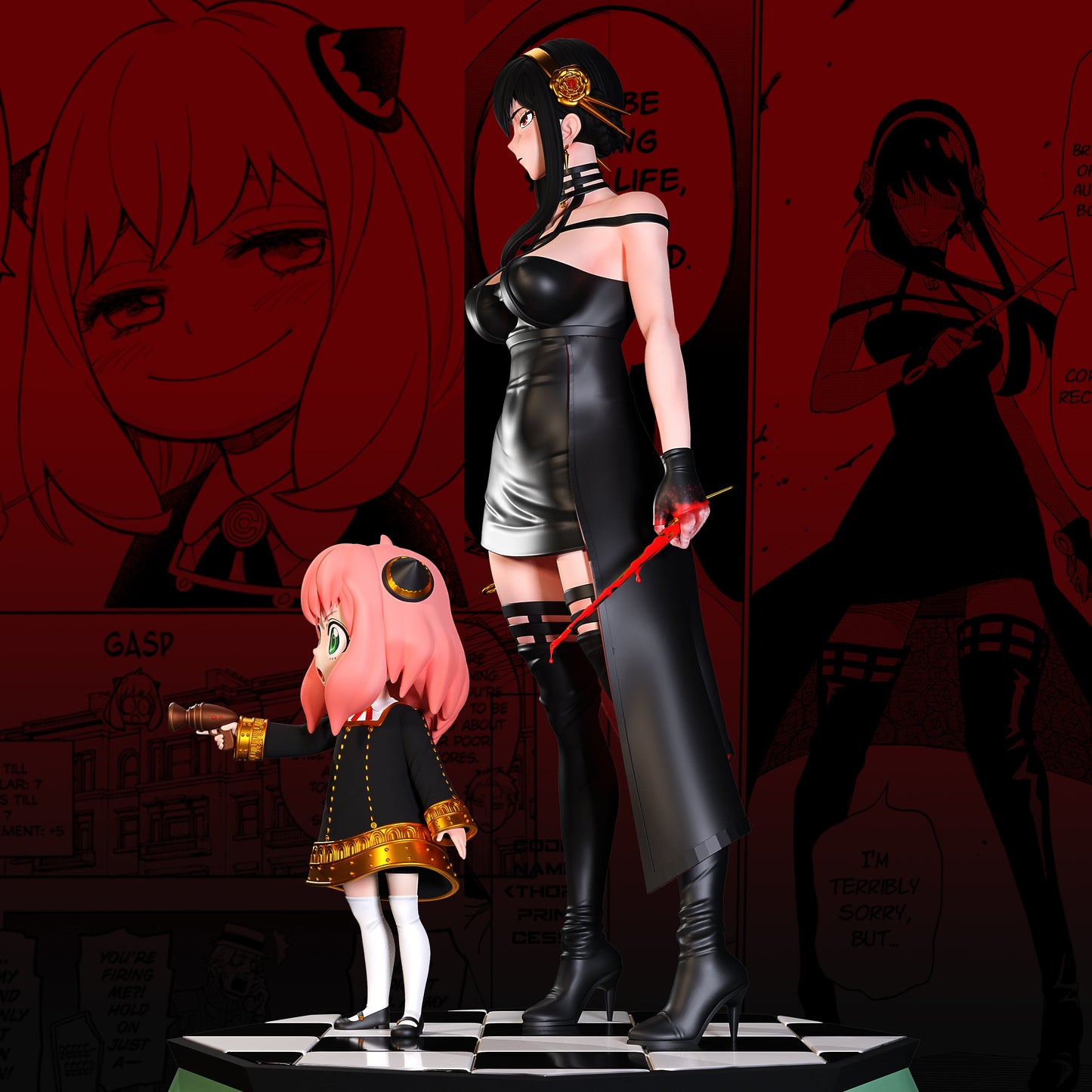 1364 Yor Forger NSFW and Anya Forger - Spy x Family - STL 3D Print Files